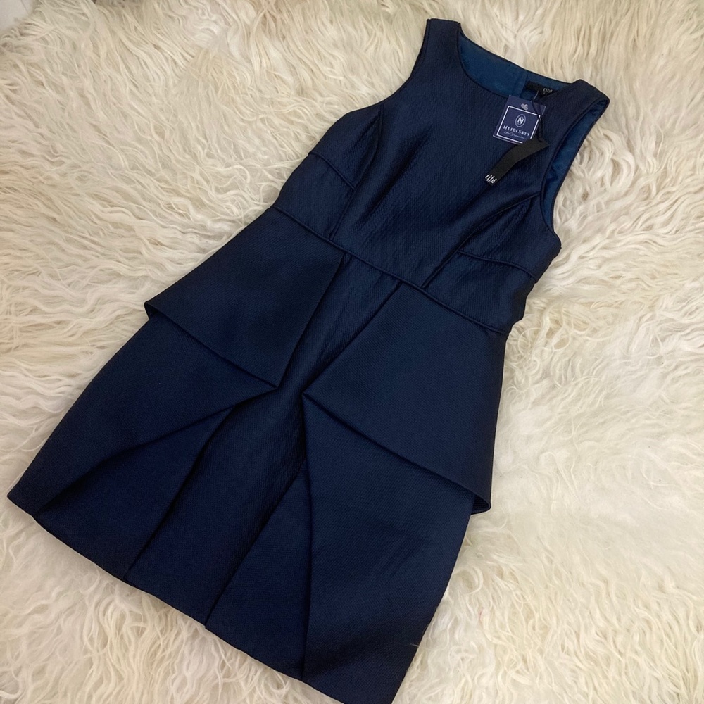 TIBI Simona Crew Neck Mini Dress - Picture 5 of 14